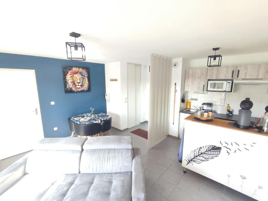 T2 Avec Jardin Proche Aeroport, Airbus, Meet Apartment Daux Exterior photo